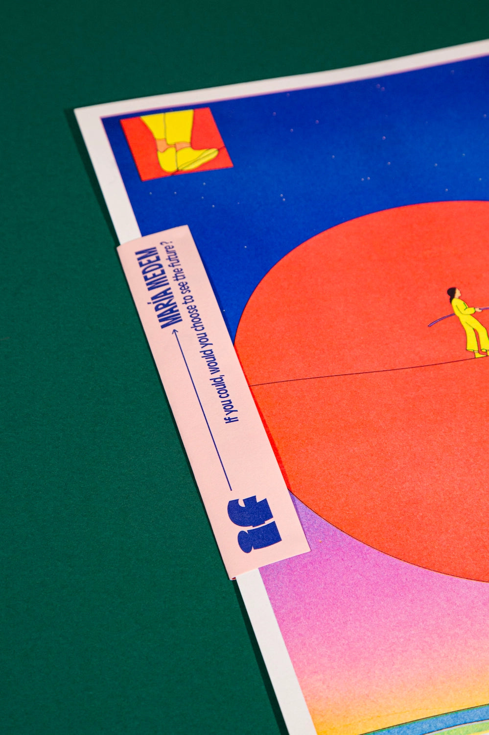 María Medem Poster „If You Could, Would You Choose to See the Future?"