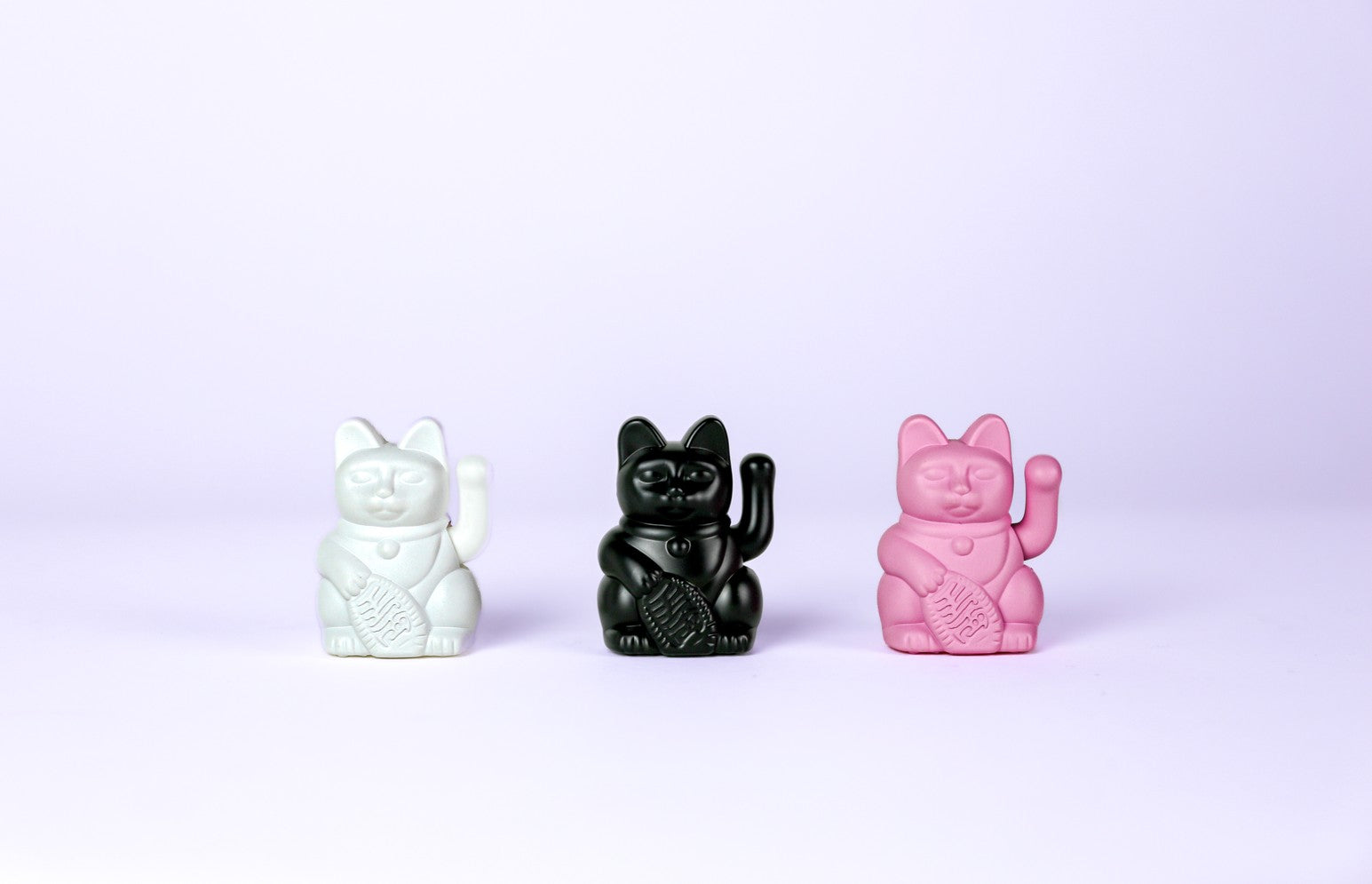 Solar Lucky Cat Winkekatze schwarz