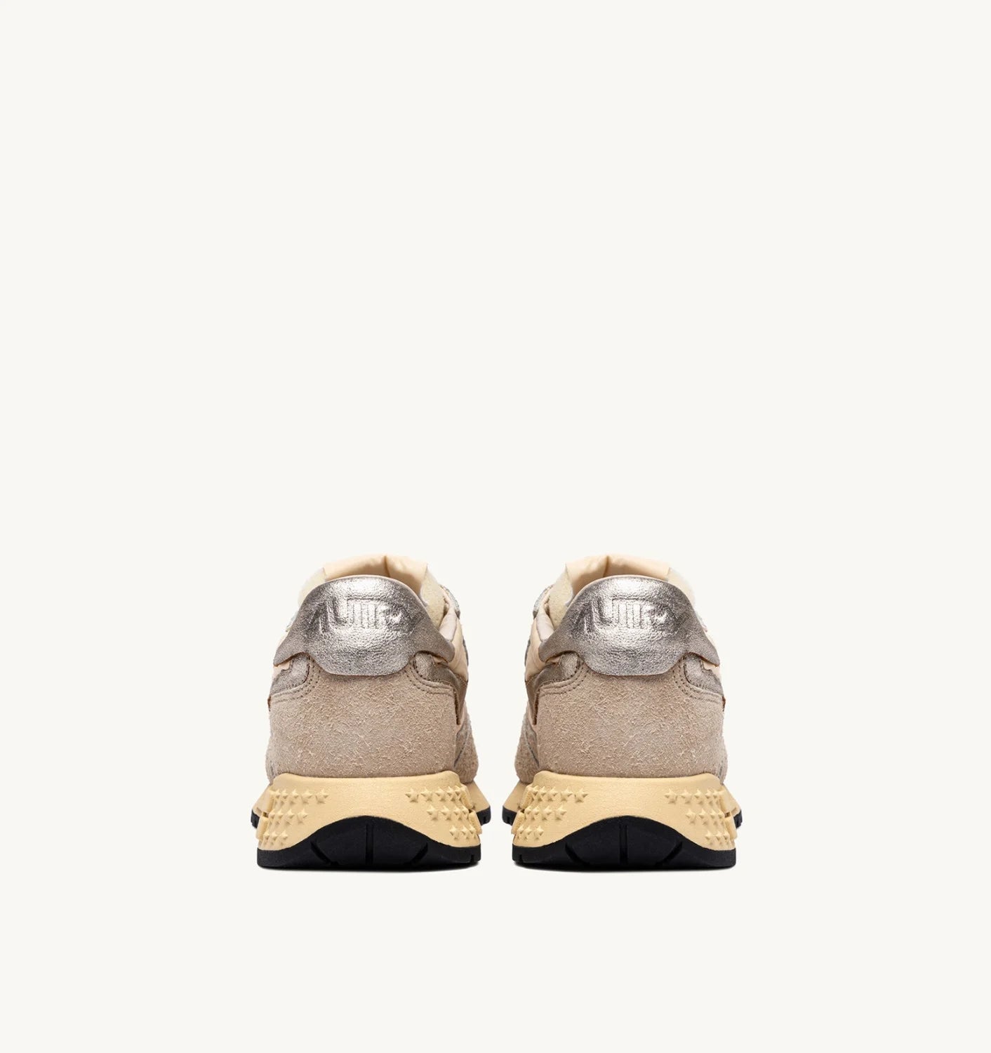 AUTRY Women Reelwind UT24 - Suede/Net Ecru Platin
