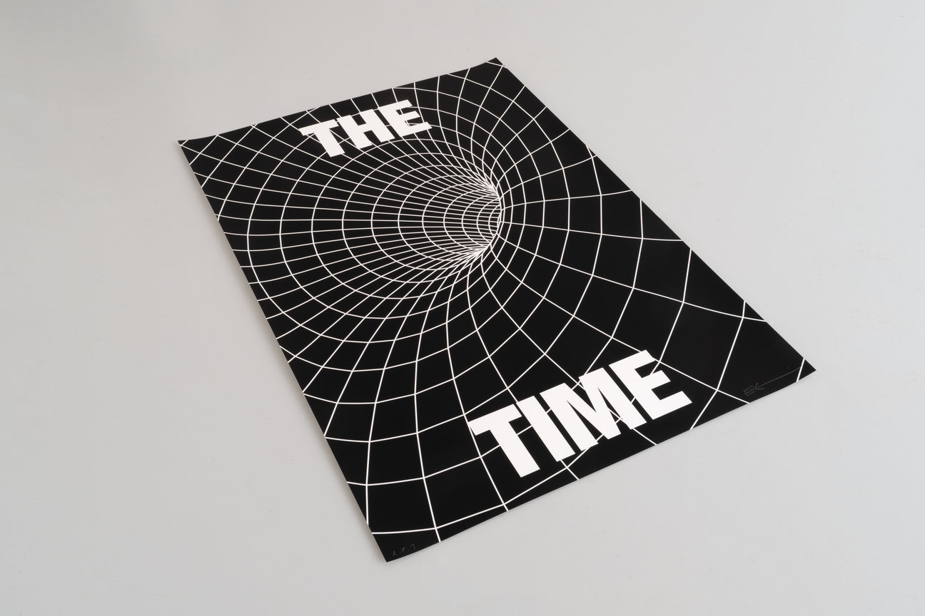 Siebdruck - THE TIME 70 x 100 cm