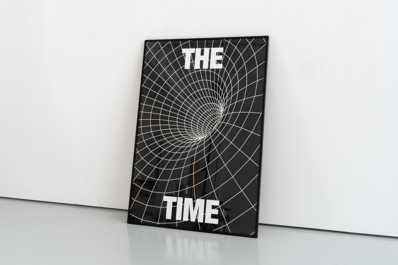 Siebdruck - THE TIME 70 x 100 cm