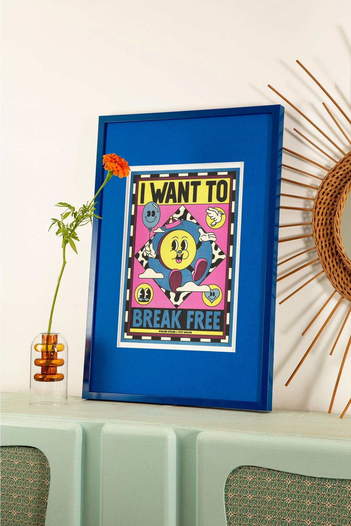 Yeye Weller Poster „Queen – I Want to Break Free"
