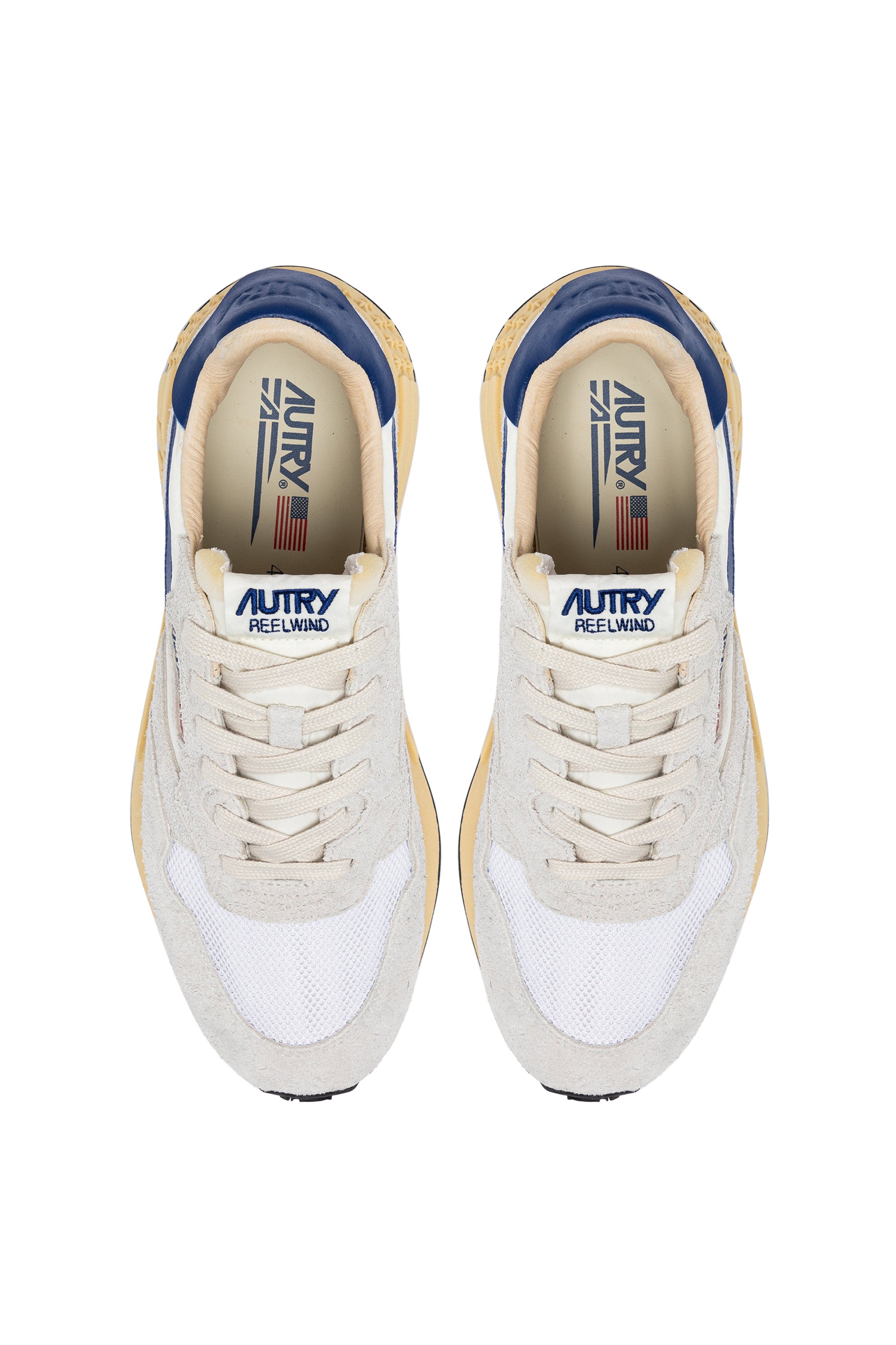 AUTRY Men Reelwind UT01 suede/net white/imoges