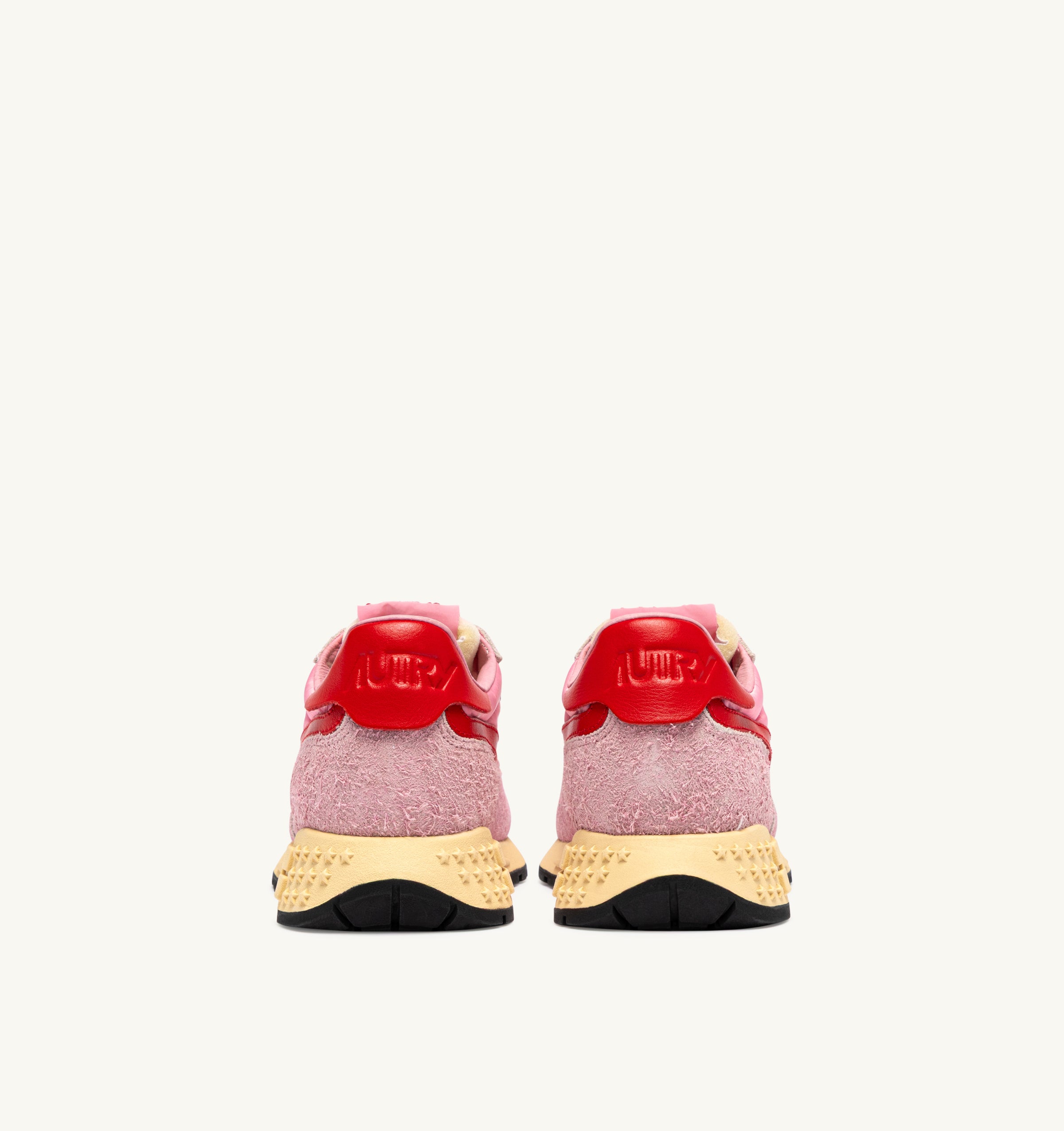 AUTRY Women Reelwind UT57 - Suede/Net Pink Cherub/Flame Scarlet