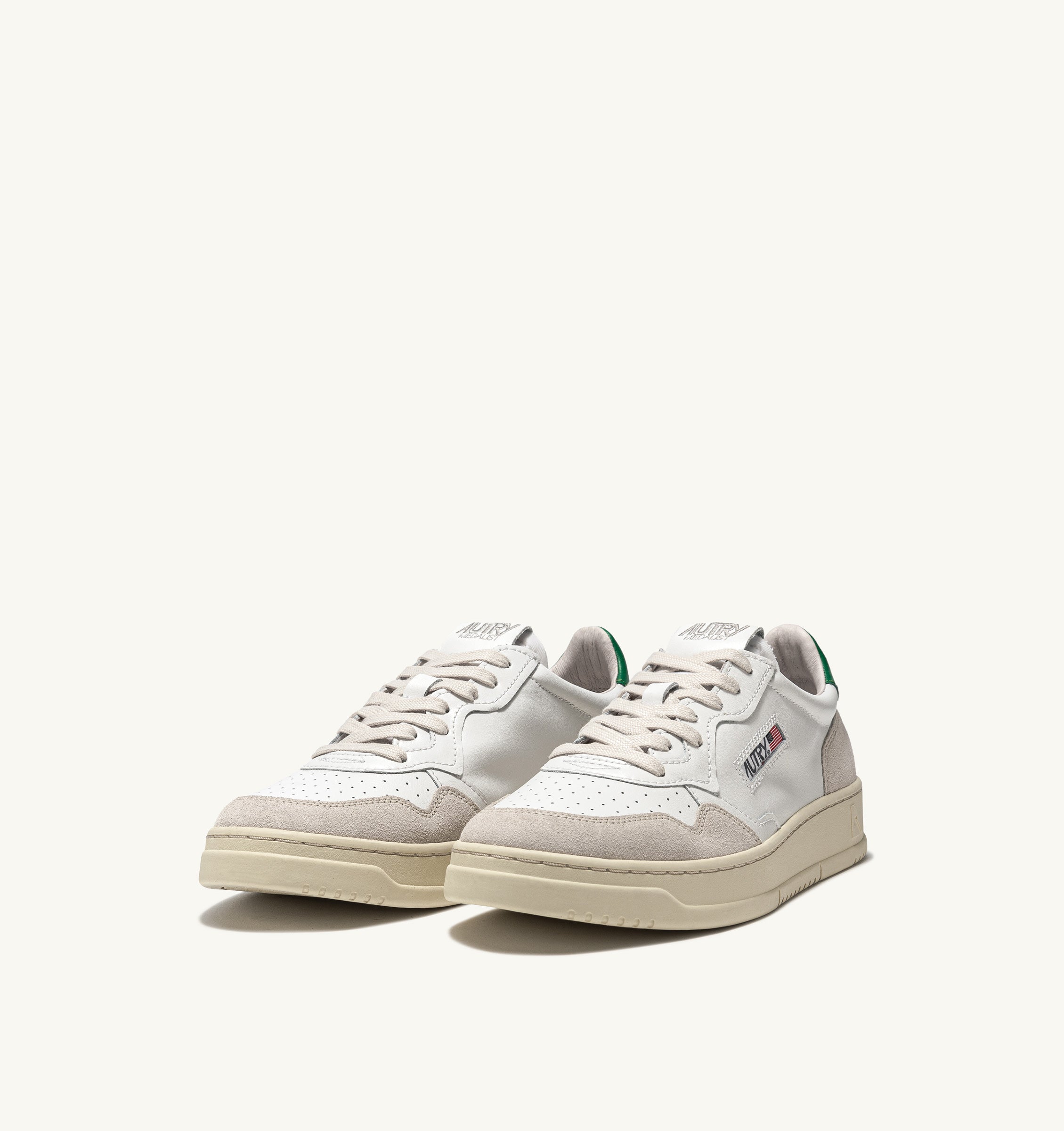 AUTRY Man Medalist LS23  - Leder/Wildleder white/amazon
