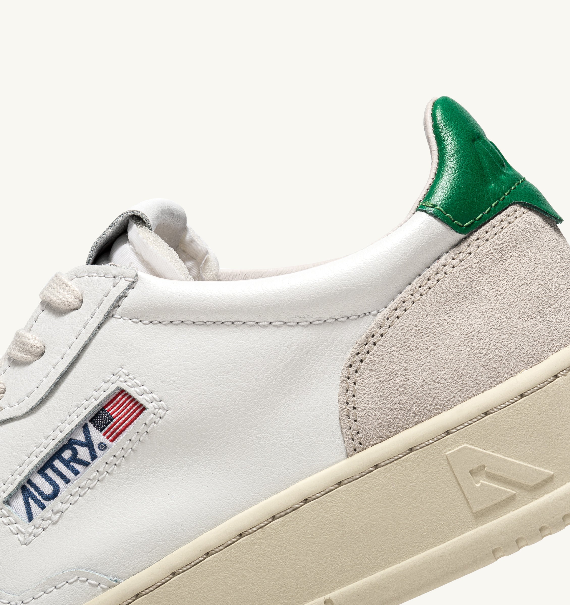 AUTRY Man Medalist LS23  - Leder/Wildleder white/amazon