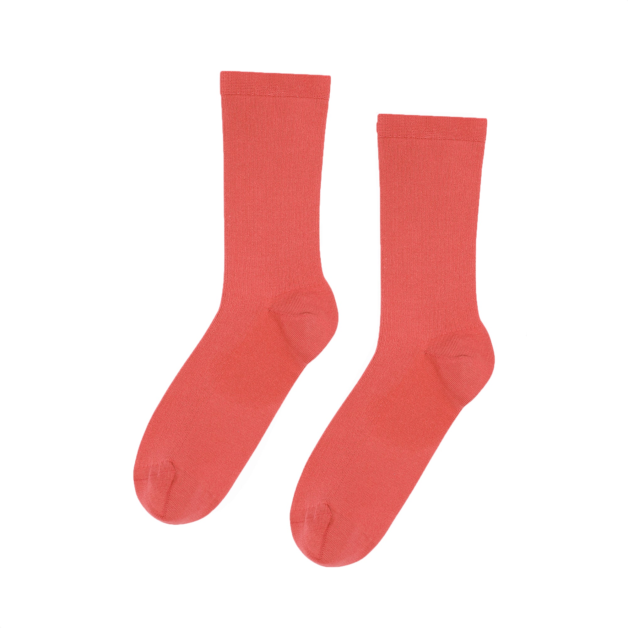 W's Organic Sock Bright Coral