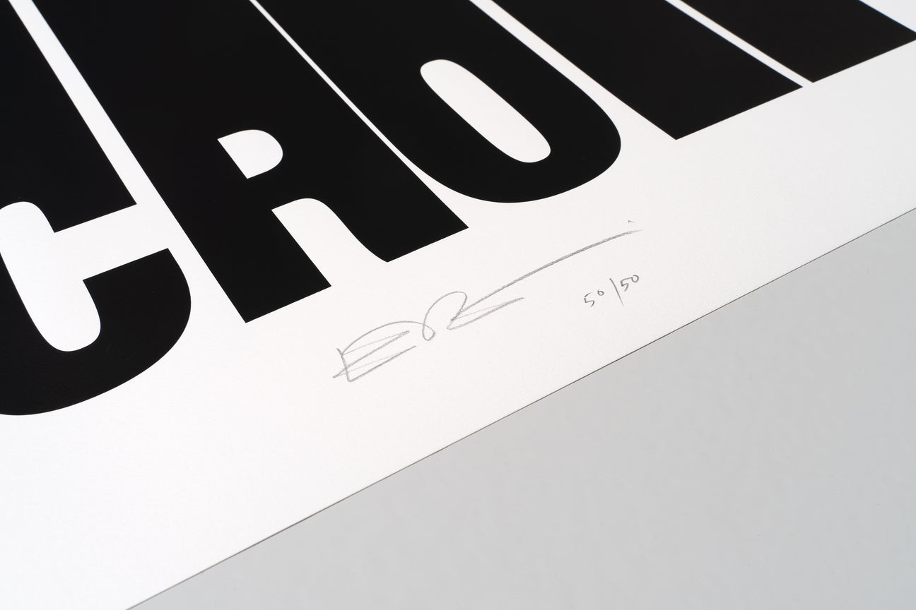 Siebdruck - SCROLL 70 x 100 cm