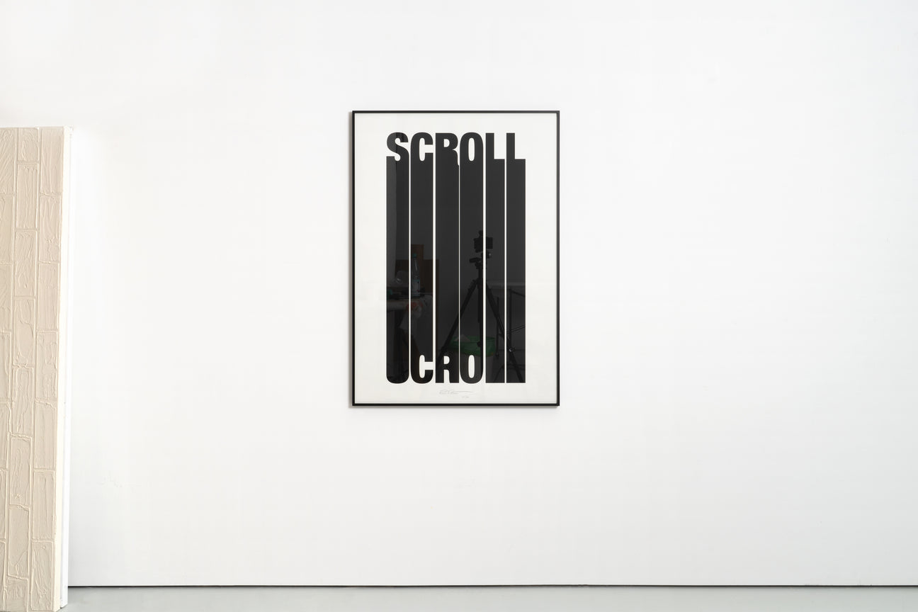 Siebdruck - SCROLL 70 x 100 cm