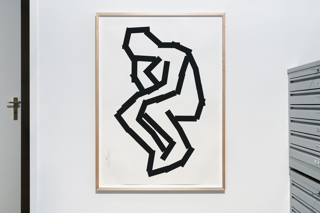 Siebdruck - THE THINKER 70 x 100 cm