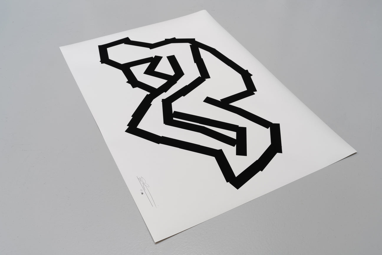 Siebdruck - THE THINKER 70 x 100 cm
